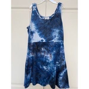 Bobbie BROOKS BLUE DRESS WITH POCKETS - SIZE L